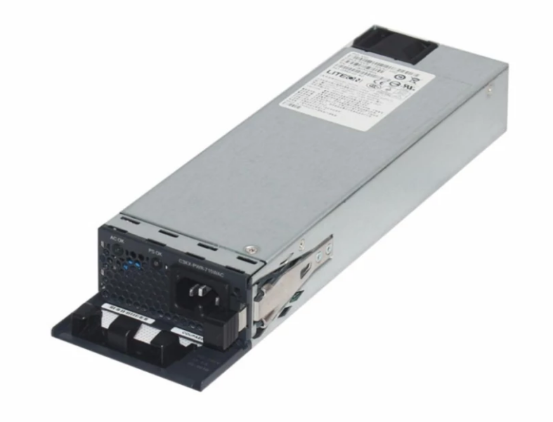 PS-2421-2-LF Lite-On 500-Watts 100-240V AC 47-63Hz Hot-Pluggable Redundant Power Supply for ISR 4430 / 4431 Router