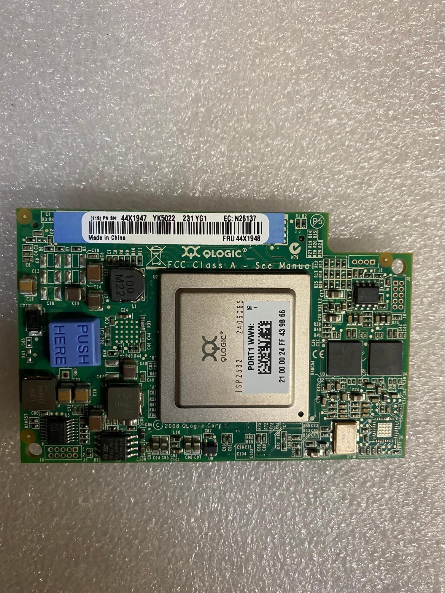 IBM 44X1947 QLogic 8GB Fibre Channel Expansion Card | Alo Tech Solutions