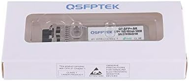 QSFPTEK 10GBASE-T SFP+ to RJ45 Module, 10Gb Copper RJ-45, Mini gbic SFP to Ethernet Network Optical Copper Transceiver Compatible with Dell GP-10GSFP-T, up to 30m|B0BX6G2CT6