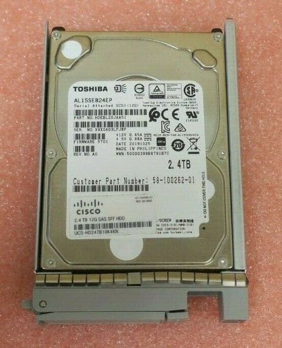 CISCO UCS-HD24TB10K4KN 2.4Tb 10k SAS 12g Sff 4Kn Hot Swap Hdd