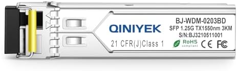 A Pair 10G BIDI SFP+ Single Mode Fiber Module, 10Gb SFP+ LC LR 1270nm 1330nm, Bidi Gbic for Cisco SFP-10G-BXD-I (1330nm-TX/1270nm-RX) / SFP-10G-BXU-I (1270nm-TX/1330nm-RX),10~20KM, with DOM|B0CYC6P6KF