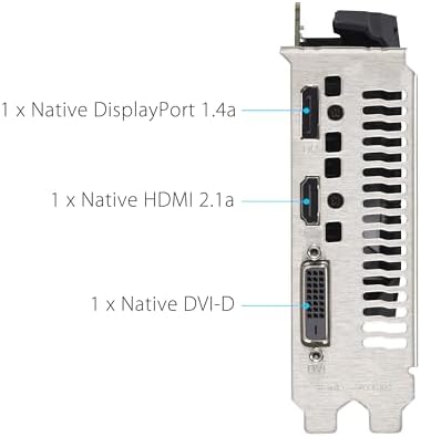 ASUS Dual NVIDIA GeForce RTX 3050 6GB OC Edition Gaming Graphics Card - PCIe 4.0, 6GB GDDR6 Memory, HDMI 2.1, DisplayPort 1.4a, 2-Slot Design, Axial-tech Fan Design, 0dB Technology, Steel Bracket|B0CVCG2VPK