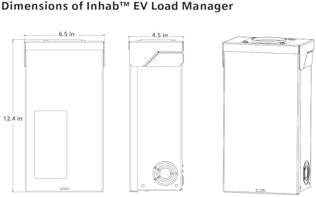 SIEMENS Inhab Load Manager, Intelligent and Programmable Energy Management System- Avoid Costly Panel Upgrades, UL Certified Grey