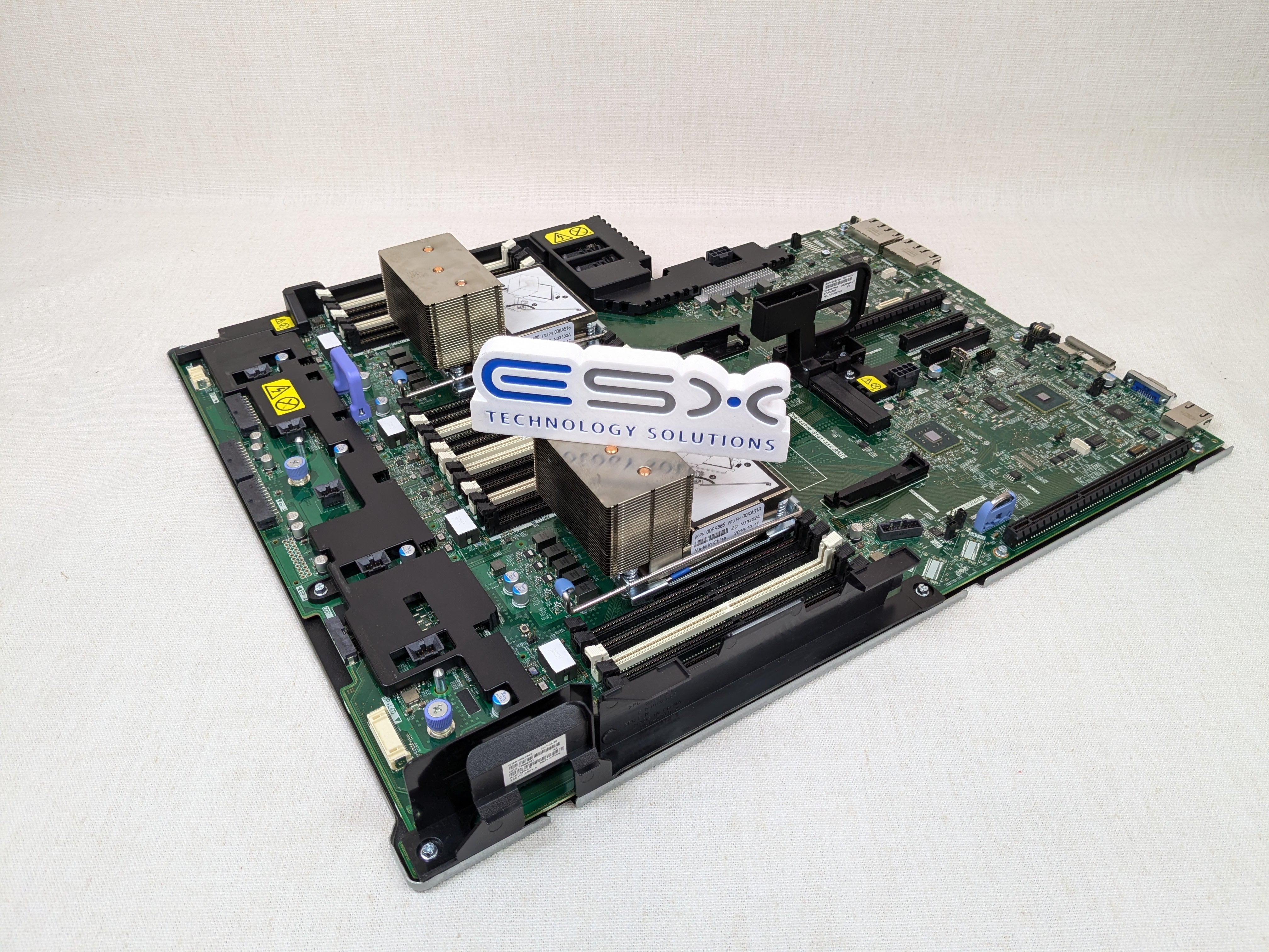Lenovo 01KN186 X3650 M5 System Motherboard Assembly w/ Heatsinks