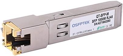 QSFPTEK 4Packs 10GBASE-LR Transceiver, 10G SFP+ Patch Module, 1310nm, 10km, DDM LC, 10Gbe Ethernet Mini-GBIC for Cisco SFP-10G-LR, Ubiquiti UF-SM-10G, Mikrotik, Netgear, Qnap NAS, D-Link|B08P4MFPD5