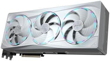 GIGABYTE AORUS GeForce RTX 5090 Master ICE 32G Graphics Card, WINDFORCE Cooling System, 32GB 512-bit GDDR7, GV-N5090AORUSM ICE-32GD Video Card|B0DVCH9WJH