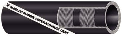 Shield 16-200-6004 Shields Marine Exhaust Water Series 200 Hose without Wire, 6" x 12-1/2''
