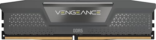 CORSAIR Vengeance DDR5 16GB (2x8GB DDR5 5200MHz CL40 AMD Expo Intel XMP iCUE Compatible Computer Memory – Gray (CMK16GX5M2B5200Z40