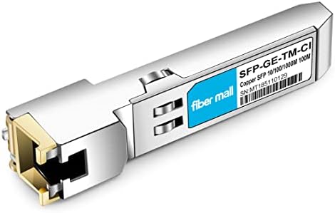 SFP to RJ45 for Dell Force10 GP-SFP2-1T Dell SFP-1G-T 310-7225 407-BBOS 1000BASE-T Mini GBIC SFP Copper RJ-45 100m Transceiver Module|B0899P9J5L
