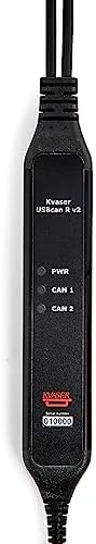 Kvaser USBcan R v2 IP65 Protection Rated, 2-Channel USB-CAN Interface