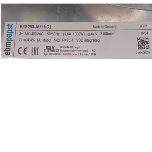 K3G280-AU11-C2 380-480V 1.6A 1000W Fan - 3100RPM 28CM Cooling Fan