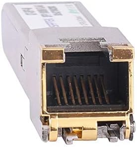 4Pack 10GBASE-T SFP+ to RJ45 Copper Module Mini-GBIC Transceiver for Cisco SFP-10G-T-S, Ubiquiti UF-RJ45-10G , Netgear, Mikrotik, D-Link, Supermicro, TP-Link, Linksys, CAT6A/CAT7, up to 100FT(30M)|B08P4MJ36T