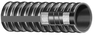 Trident Marine 252-1124-1B Trident Flex Corrugated Hardwall Exhaust Hose, 1-1/2" x 12.5'