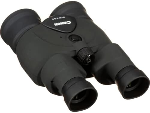 Canon 12x36 is III Image Stabilized Binoculars (9526B002 + Sling Backpack + AA Rechargeable Batteries + Cleaning Kit (Renewed