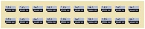 20PCS Capacity Sticker Label for Hard Drive Tray Caddy F238F KG1CH G176J 8FKXC, Compatible for Dell PowerEdge 11th-13th R430 R530 R630 R730 T430 T630 T440 R420 R520 R620 R720, 1.2TB, SAS, 10K|B0G5253JVT