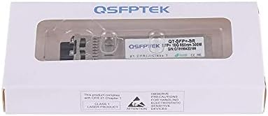 QSFPTEK 10GBASE-T SFP+ to RJ45 Module, 10Gb Copper RJ-45, Mini gbic SFP to Ethernet Network Optical Copper Transceiver Compatible with Dell GP-10GSFP-T, up to 30m|B0BX6G2CT6