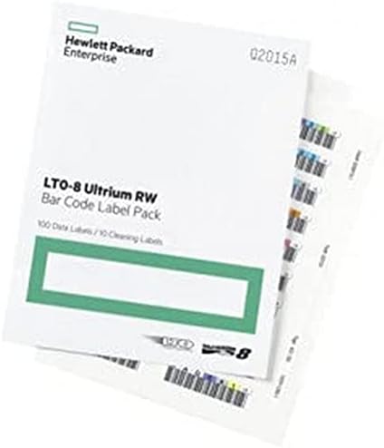 HPE LTO-8 30TB RW BAR Code Label Pack|B07BMZRFVN