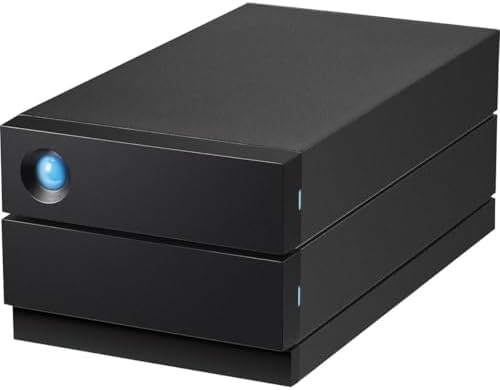 LaCie d2 Professional 10TB External Hard Drive Desktop HDD – USB-C USB 3.0 7200 RPM Enterprise Class Drives, 5 Year Warranty and Recovery Service (STHA10000800