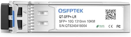 QSFPTEK 10GBASE-T SFP+ to RJ45 Module, 10Gb Copper RJ-45, Mini gbic SFP to Ethernet Network Optical Copper Transceiver Compatible with Dell GP-10GSFP-T, up to 30m|B0BX6G2CT6