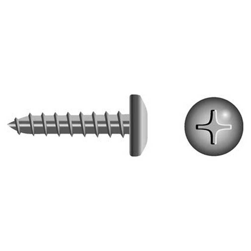 Seachoice 59564 Stainless Steel Phillips Tapping Screw - Pan Head