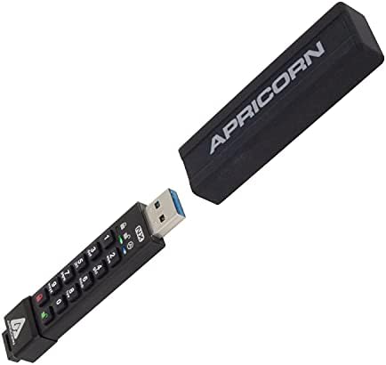 Apricorn 2TB Aegis Padlock USB 3.0 256-Bit AES XTS Hardware Encrypted & Aegis Secure Key 3 NX 64GB 256-bit Encrypted FIPS 140-2 Level 3 Validated Secure USB 3.0 Flash Drive, ASK3-NX-64GB, Black