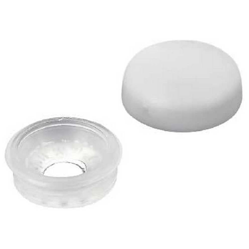 Seachoice MP9707SC Screw Caps, AlumTone, Fits #6 & #8