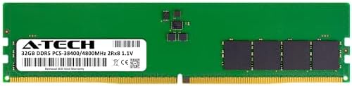 A-Tech 32GB DDR5 4800MHz PC5-38400 CL40 UDIMM 2Rx8 Dual Rank 1.1V Non-ECC Unbuffered DIMM 288-Pin Desktop PC/Computer RAM Memory Upgrade Module|B0B17JW787