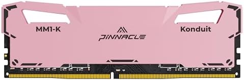 Timetec Pinnacle Konduit 32GB KIT(2x16GB) DDR4 3200MHz PC4-25600 CL16-18-18-38 XMP2.0 Overclocking 1.35V Dual Rank Compatible for AMD and Intel Desktop Gaming PC Memory Module - Black|B09T2G15VF