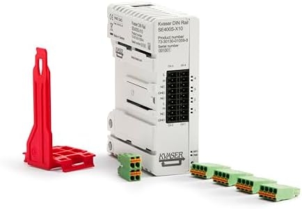 Kvaser DIN Rail SE400S-X10 Multichannel Ethernet to CAN/CAN FD Interface