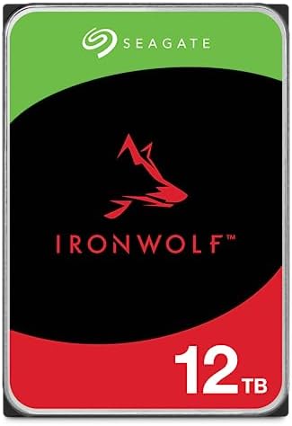 Seagate IronWolf Pro, 16 TB, Enterprise NAS Internal HDD –CMR 3.5 Inch, SATA 6 Gb/s, 7,200 RPM, 256 MB Cache for RAID Network Attached Storage (ST16000NT001)|B0B94PNF7P