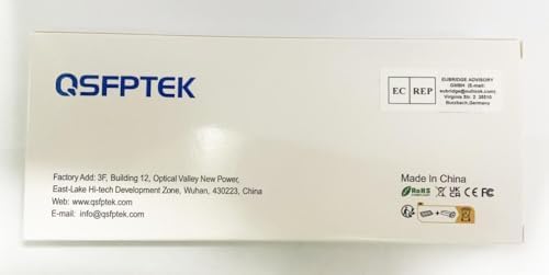QSFPTEK 4Packs 10GBASE-LR Transceiver, 10G SFP+ Patch Module, 1310nm, 10km, DDM LC, 10Gbe Ethernet Mini-GBIC for Cisco SFP-10G-LR, Ubiquiti UF-SM-10G, Mikrotik, Netgear, Qnap NAS, D-Link|B08P4MFPD5