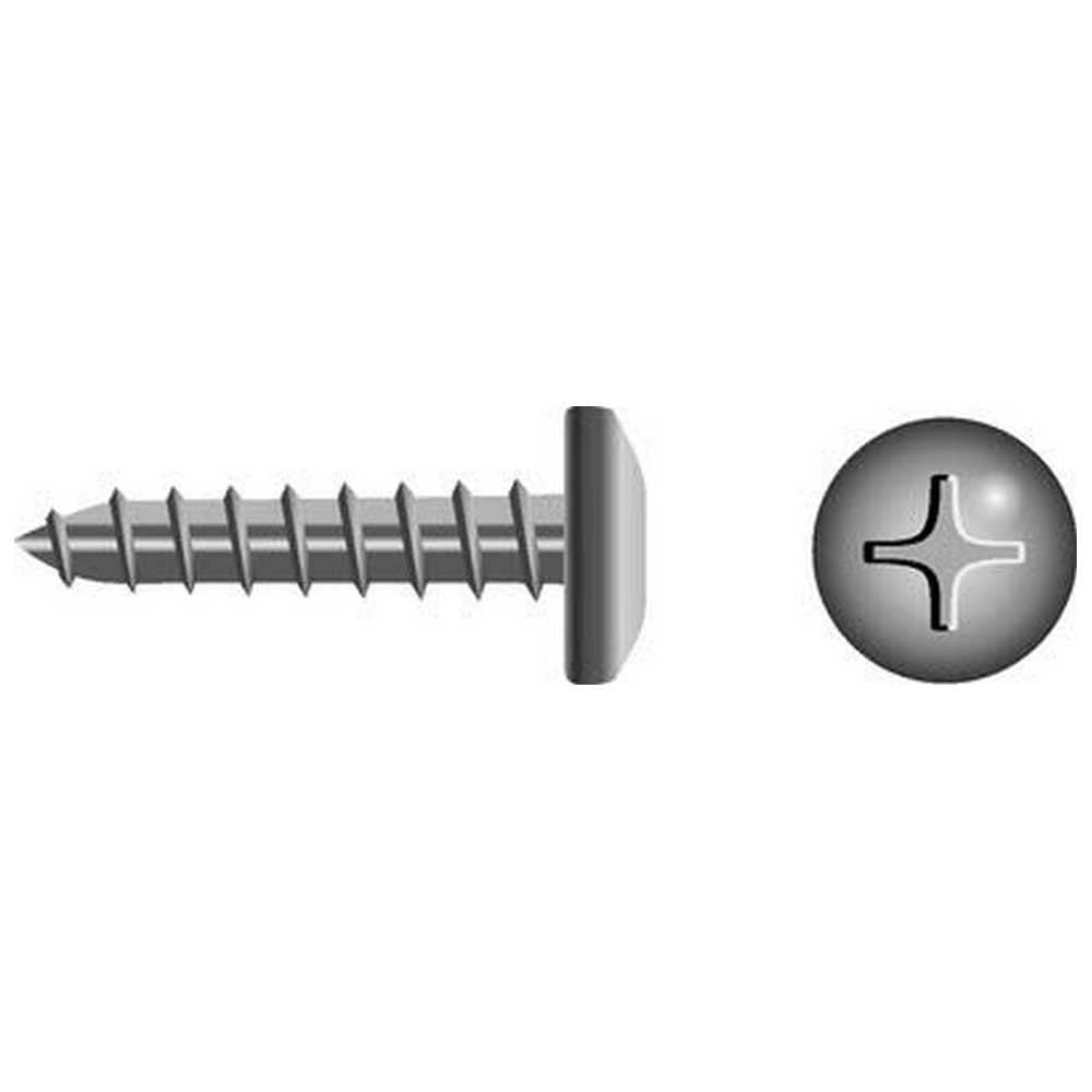 Seachoice MP3061SC 59583 Stainless Steel Phillips Tapping Screw Pan Head