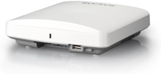Ruckus R550 Wi-Fi 6 Indoor Access Point, Dual-Band 2x2:2 MU-MIMO, Up to 1Gbps, 2x1GbE & USB, WPA3, 802.11ax/ac/n, PoE, Model 9U1-R550-US00, Cloud Care Pre-Configured Bundle Eligible