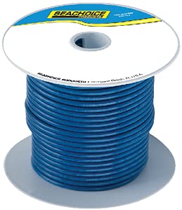 Seachoice 50-63131 Tinned Copper Marine Wire, 16 AWG, Dark Blue, 100'