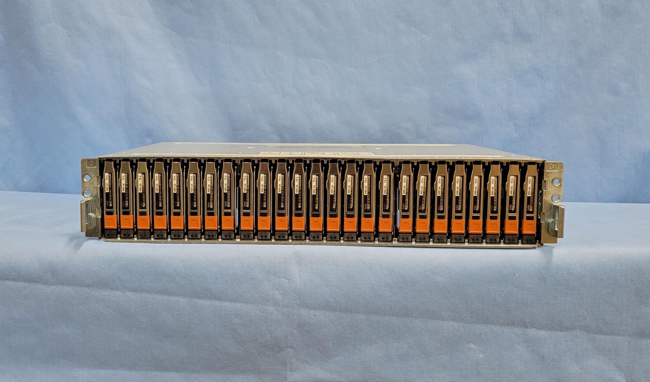 EMC 2U, 25-Bay shelf with 25 x 600GB 15K 2.5" 6G SAS Drive – PN: 005050935