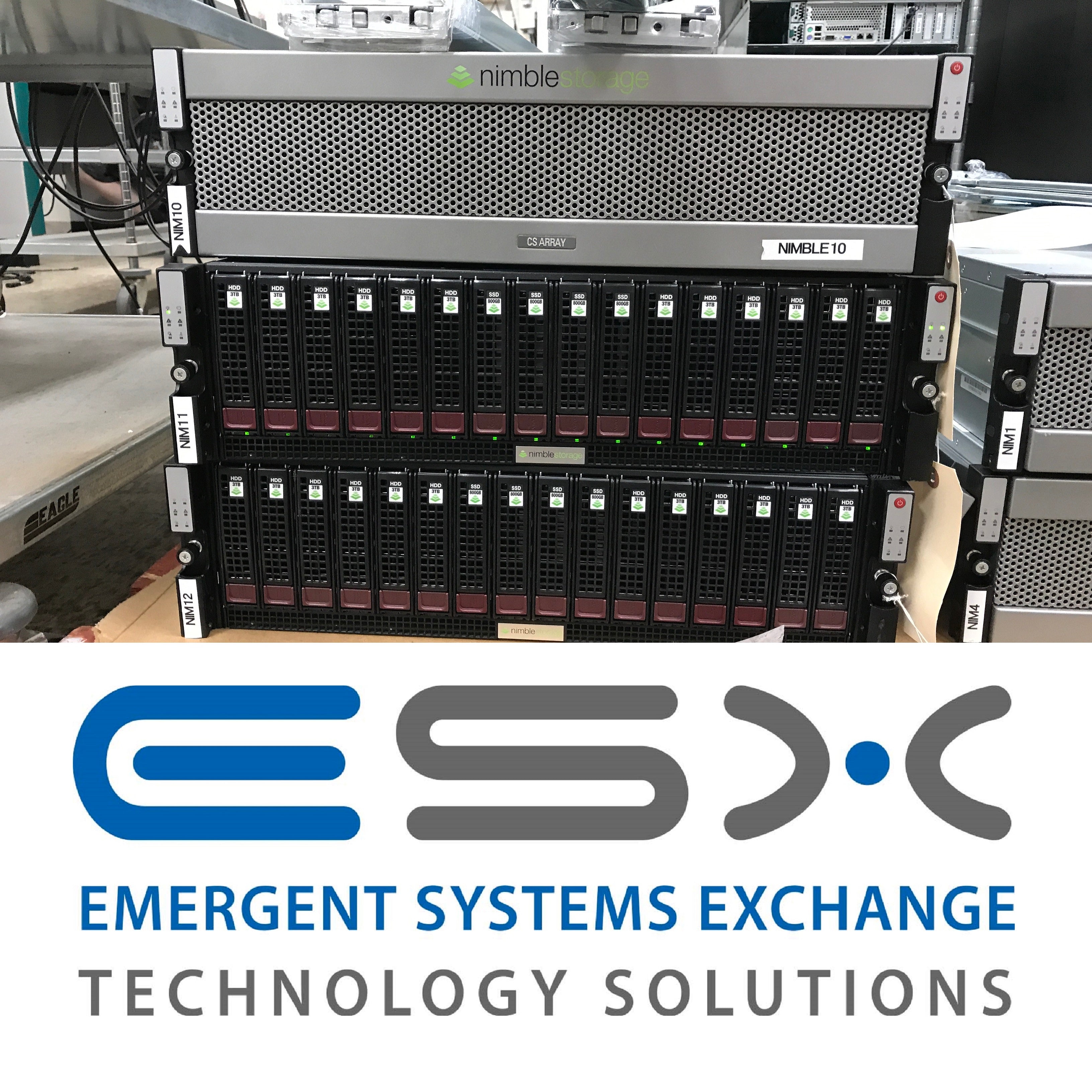 Nimble Storage CS500 - 48TB, 2.4TB Flash and 10Gbe