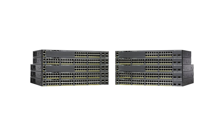 Cisco Catalyst 2960X-24PS-L Managed 24-Port Gigabit PoE+ Rack-Mountable Switch