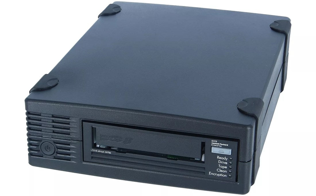 HPE BC023A 30TB LTO-8 Ultrium 30750 SAS External Tape Drive F/S