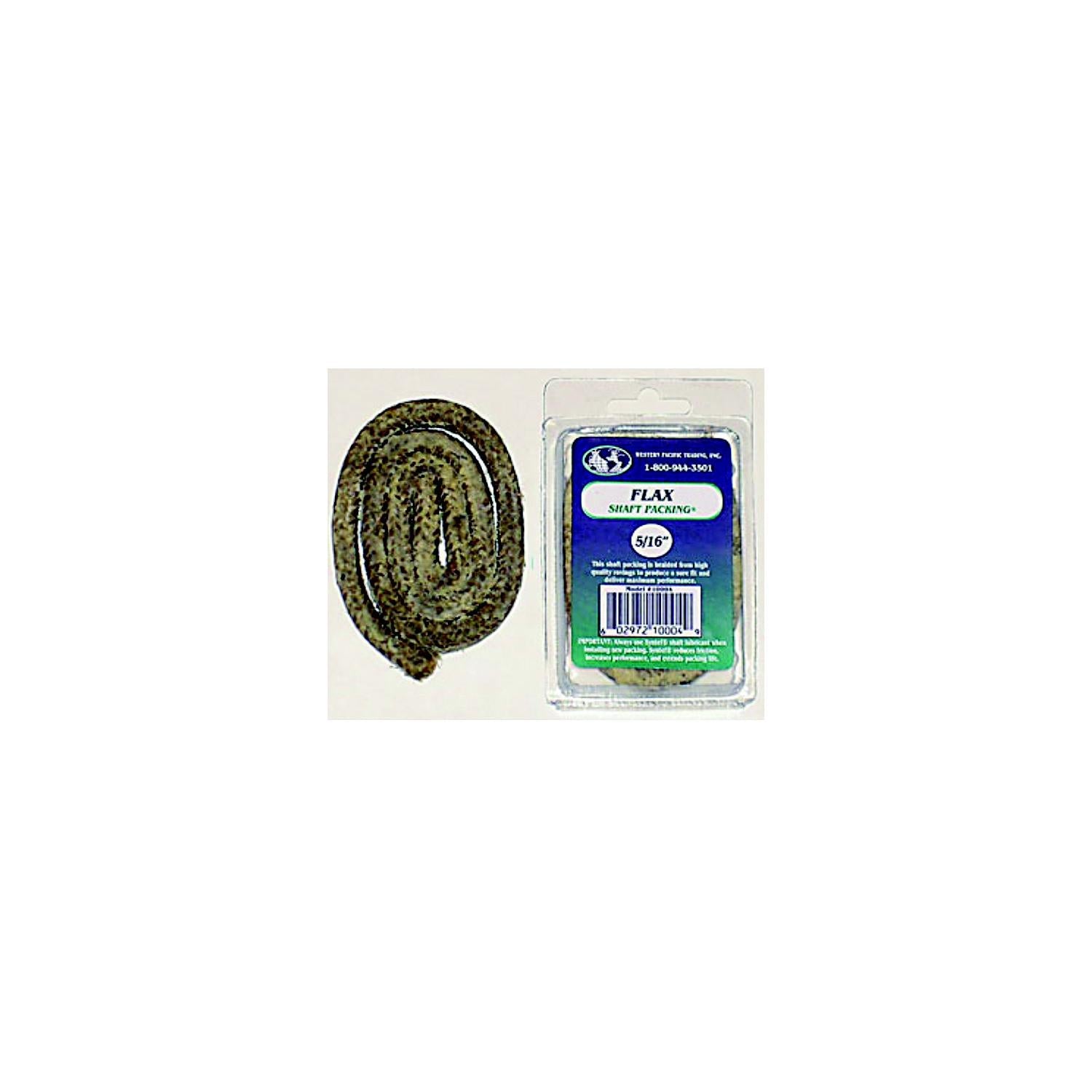 Western Pacific Trading 10002 Flax Packing 3/16 X2' Retail