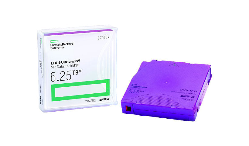 HPE Ultrium RW Data Cartridge - LTO Ultrium 6 x 1 - storage media