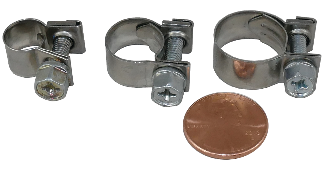 Scandvik 13510 Aba 304 Stainless Steel Mini Clamps, Size 10
