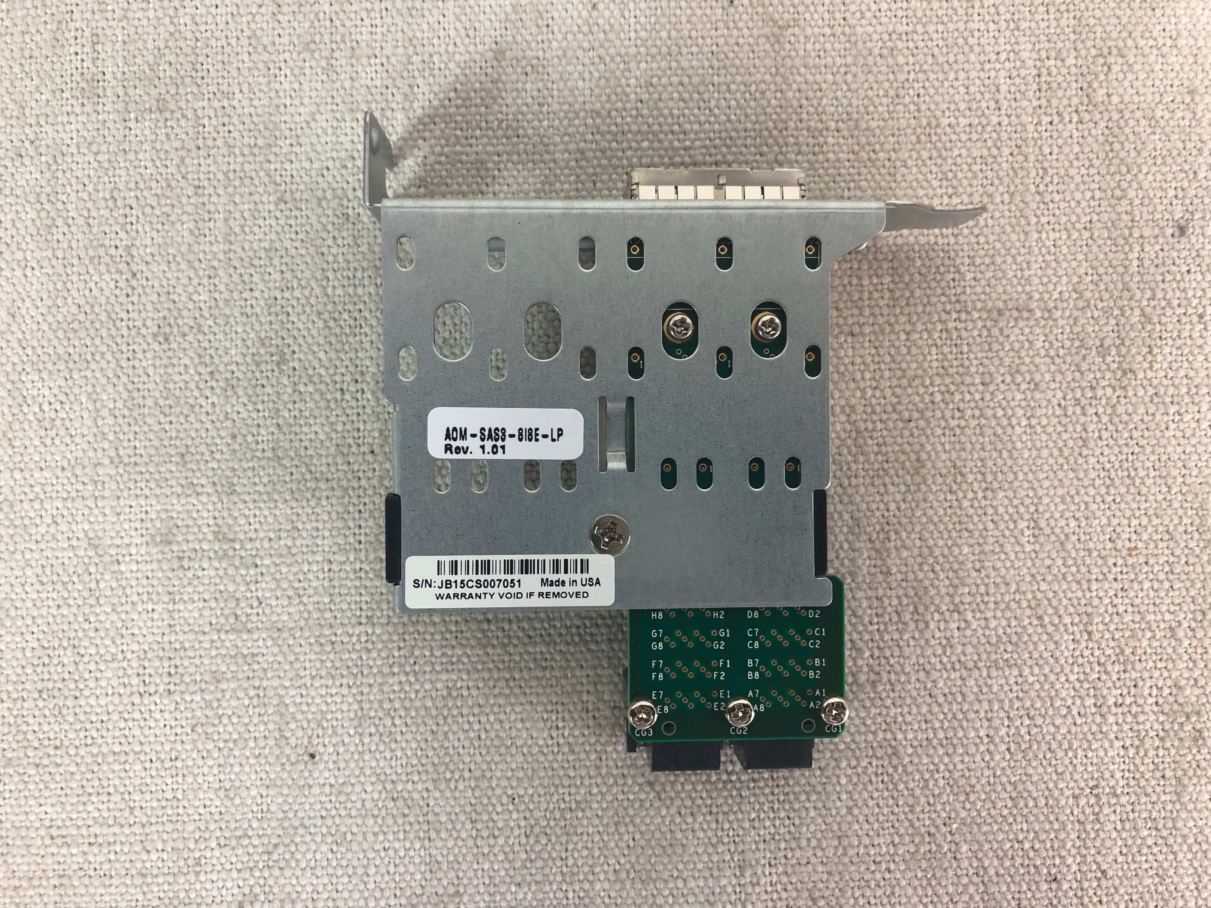 SuperMicro AOM-SAS3-8I8E-LP 8 Port Mini SAS HD Int-to-Ext Cable Adapter LP