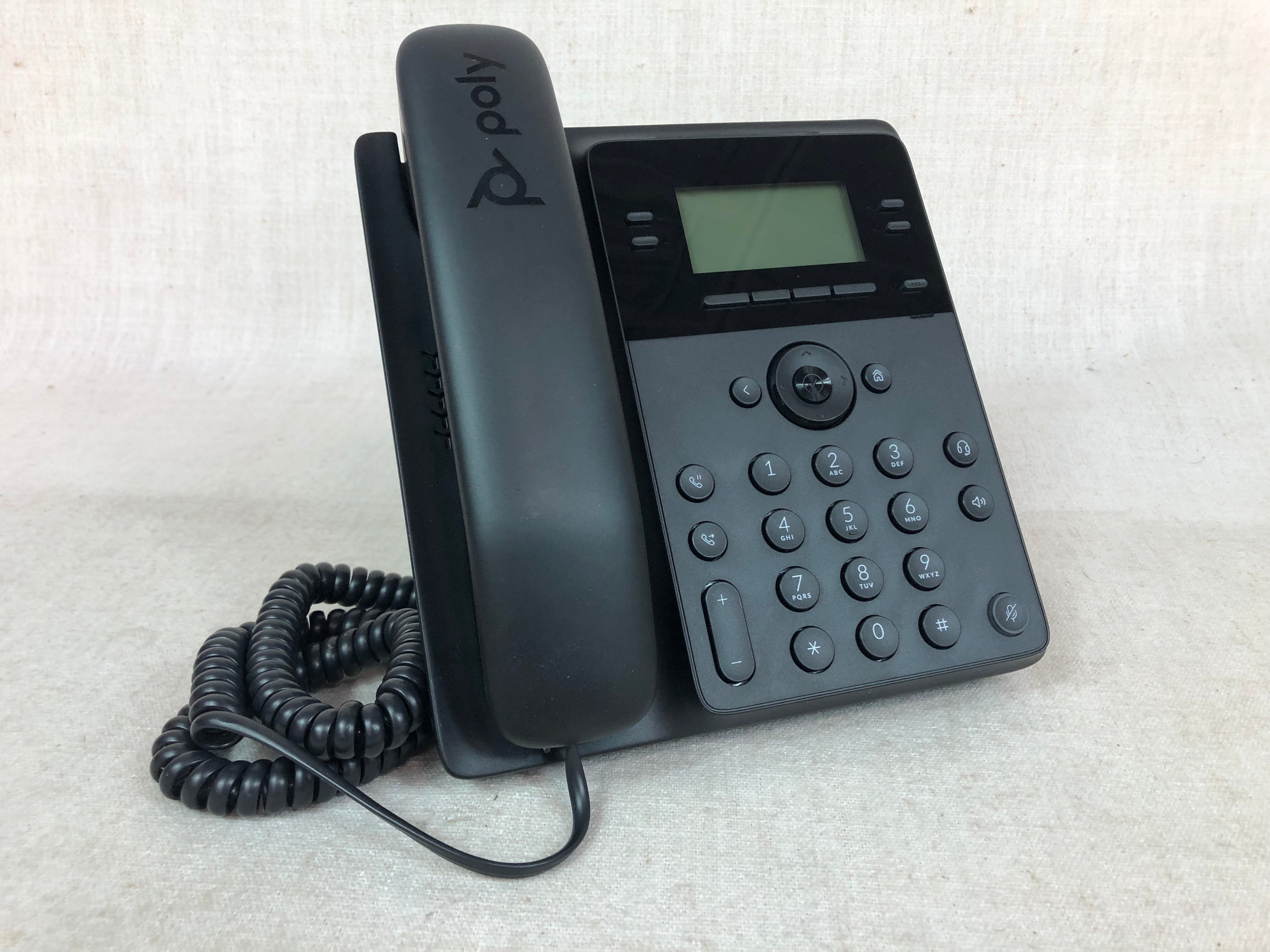 Polycom Poly Edge B30 IP phone set, 2201-49825-001, 48V adapter