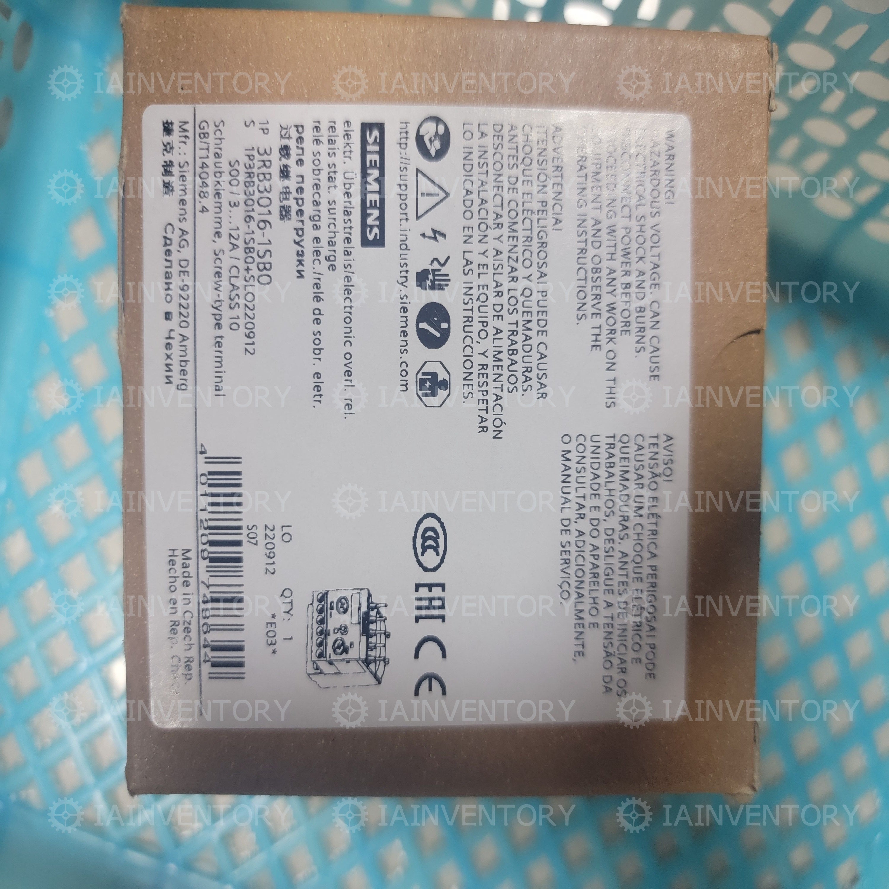 Siemens Industrial Controls 3RB3016-1SB0 Module 3RB30161SB0