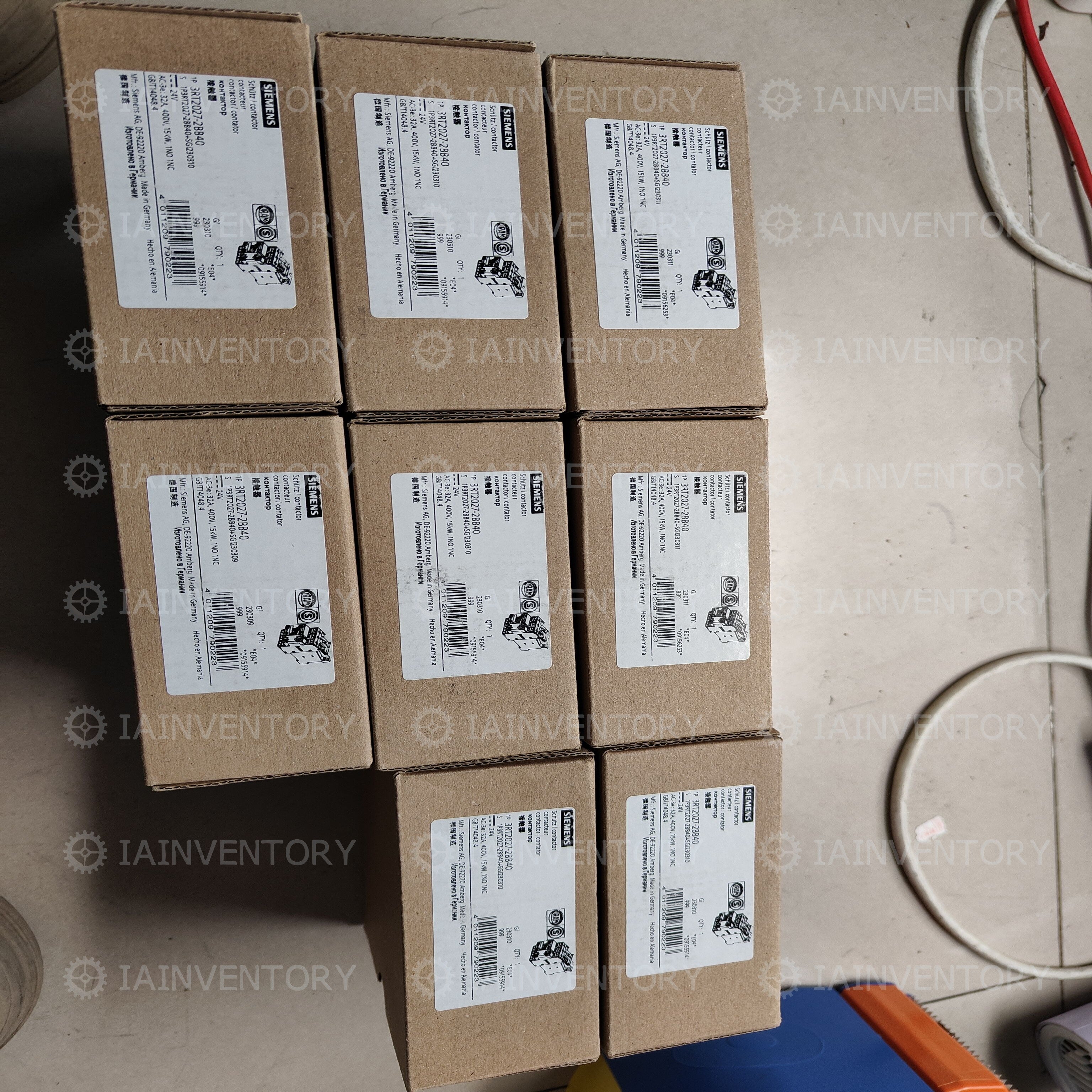 SIEMENS 3RT2027-2BB40 Power Contactor