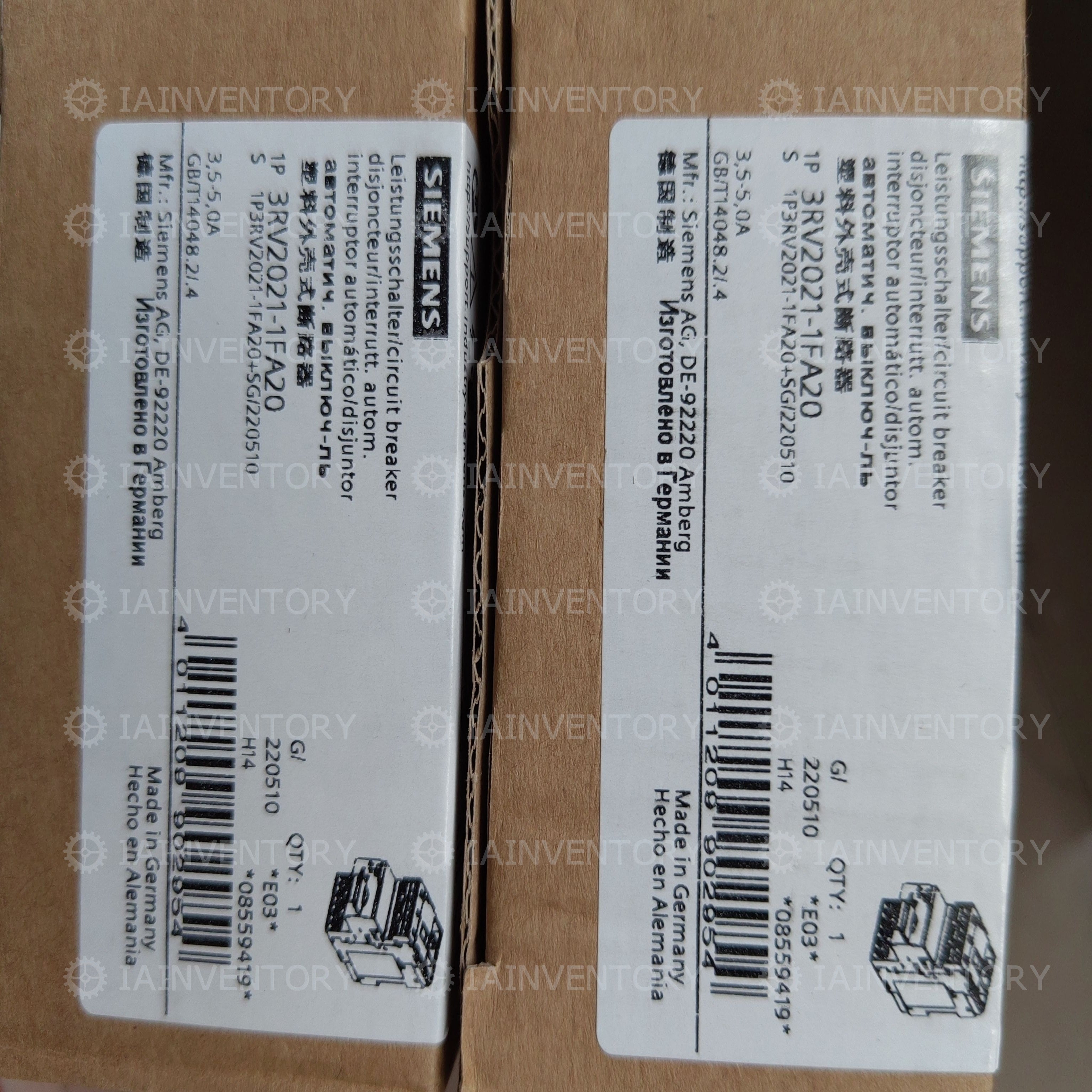 Siemens 3RV2021-1FA20 Module 3RV2 021-1FA20