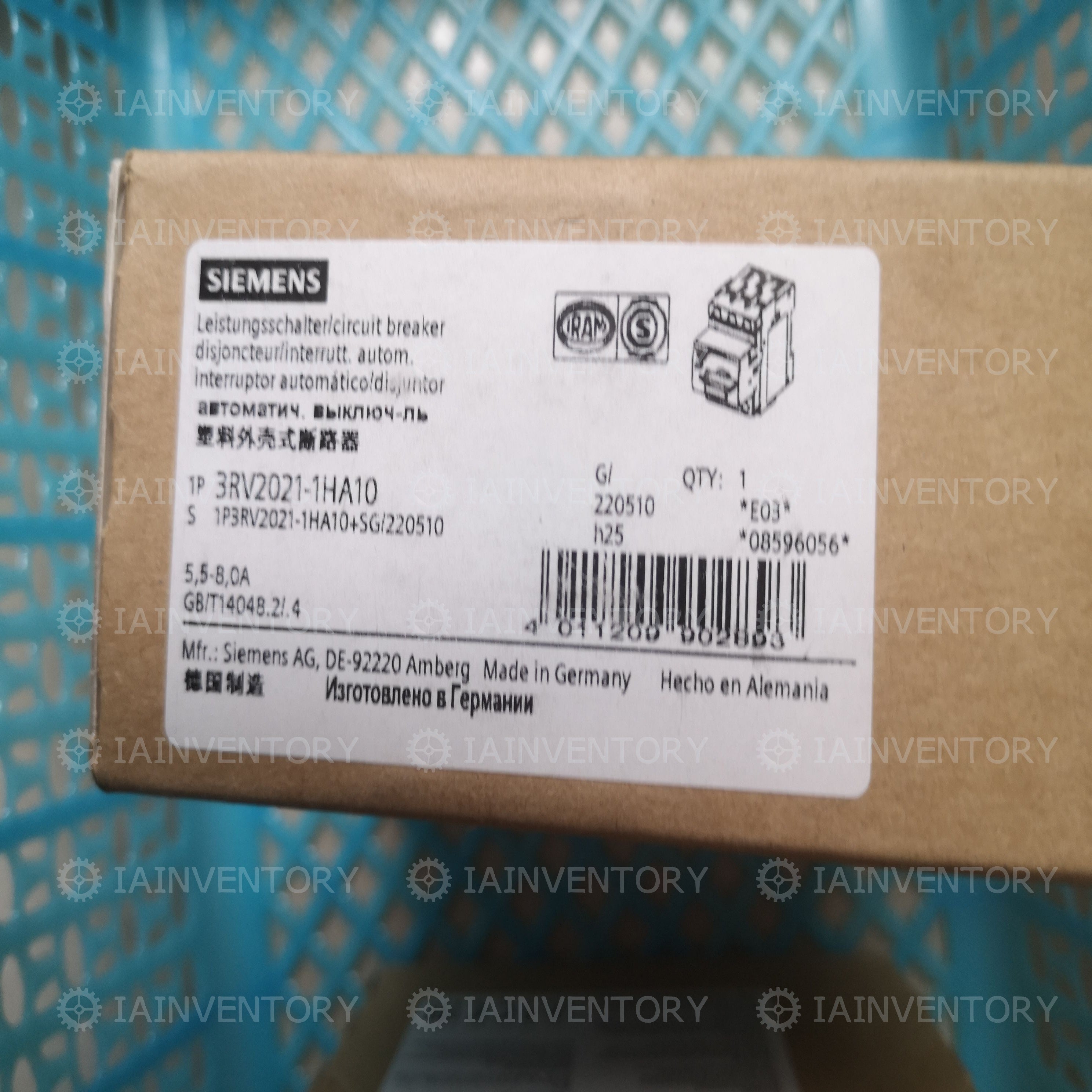 Siemens 3RV2021-1HA10