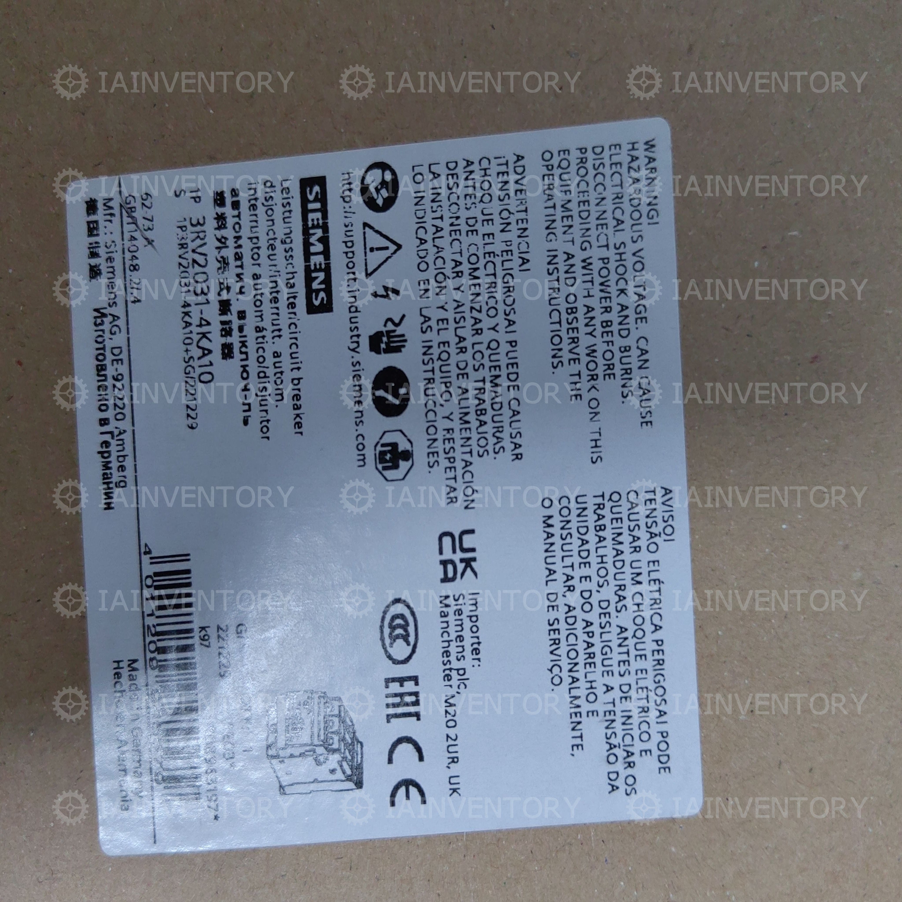 Siemens 3RV2031-4KA10