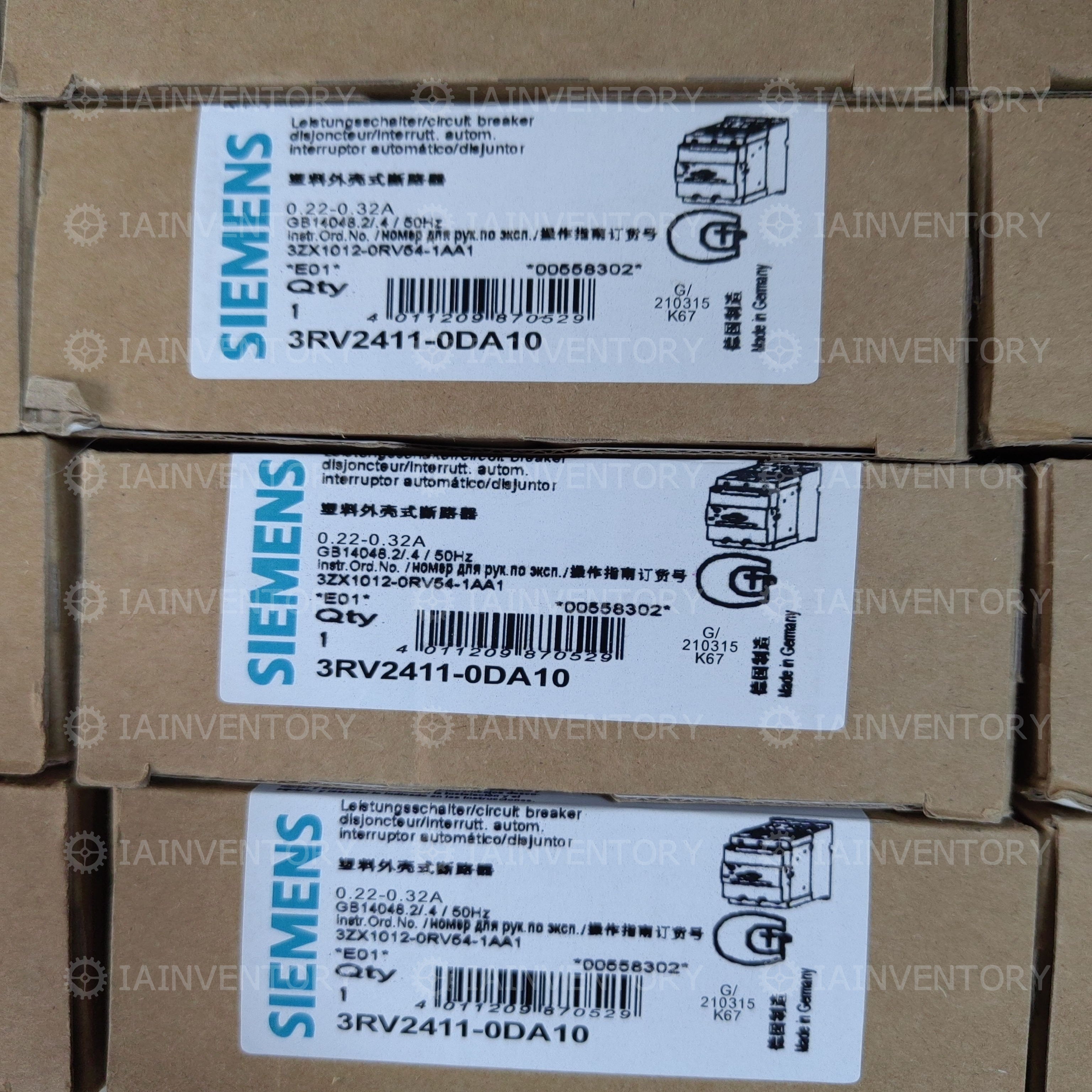 breaker 3RV2411-0DA10 Siemens