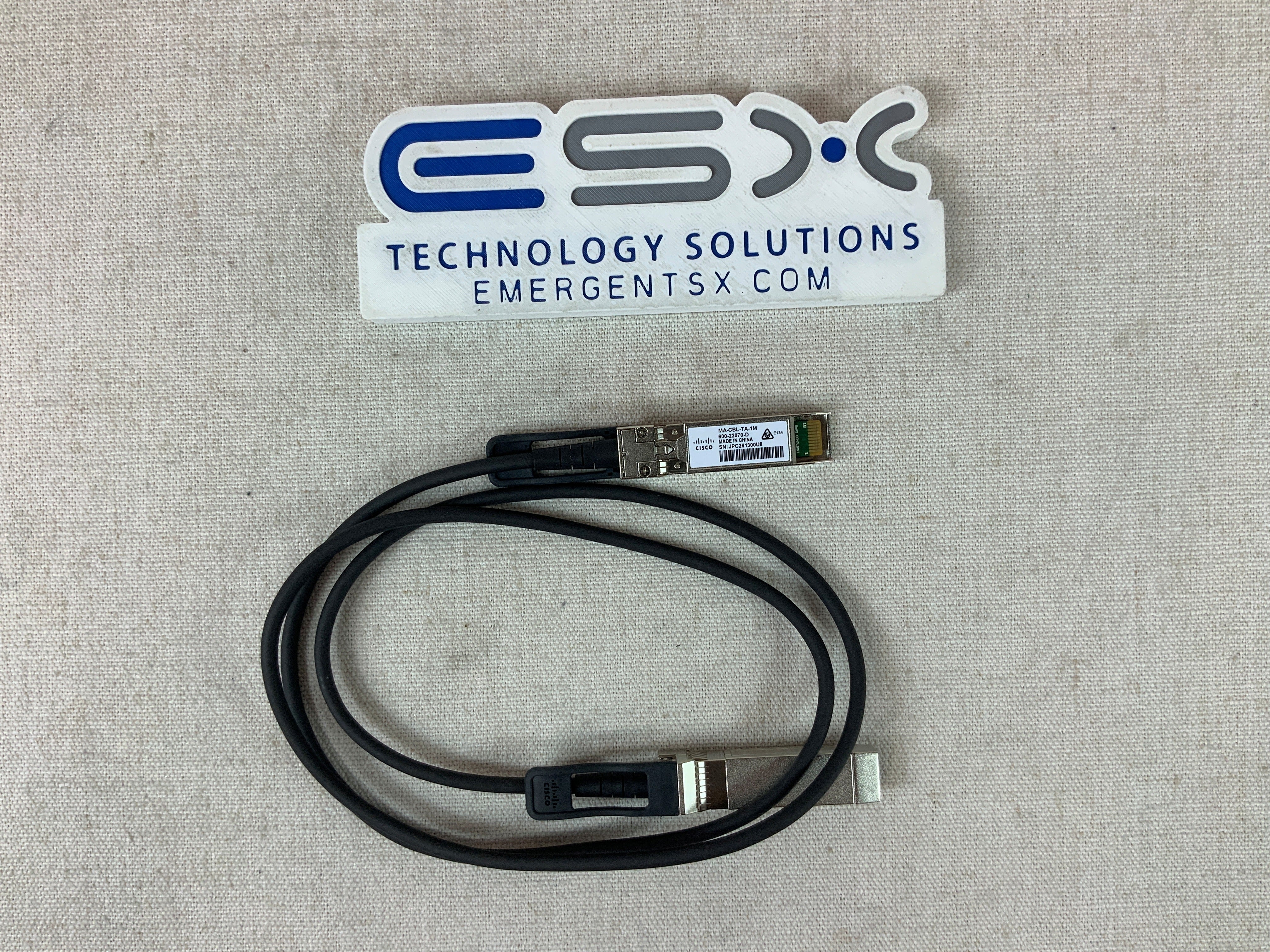 Cisco MA-CBL-TA-1M Meraki 1M 10G SFP+ Direct Attach Twinax Cable